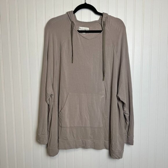 Koolaburra by Ugg grey/beige pullover hoodie oversized size medium L41 - Picture 1 of 5